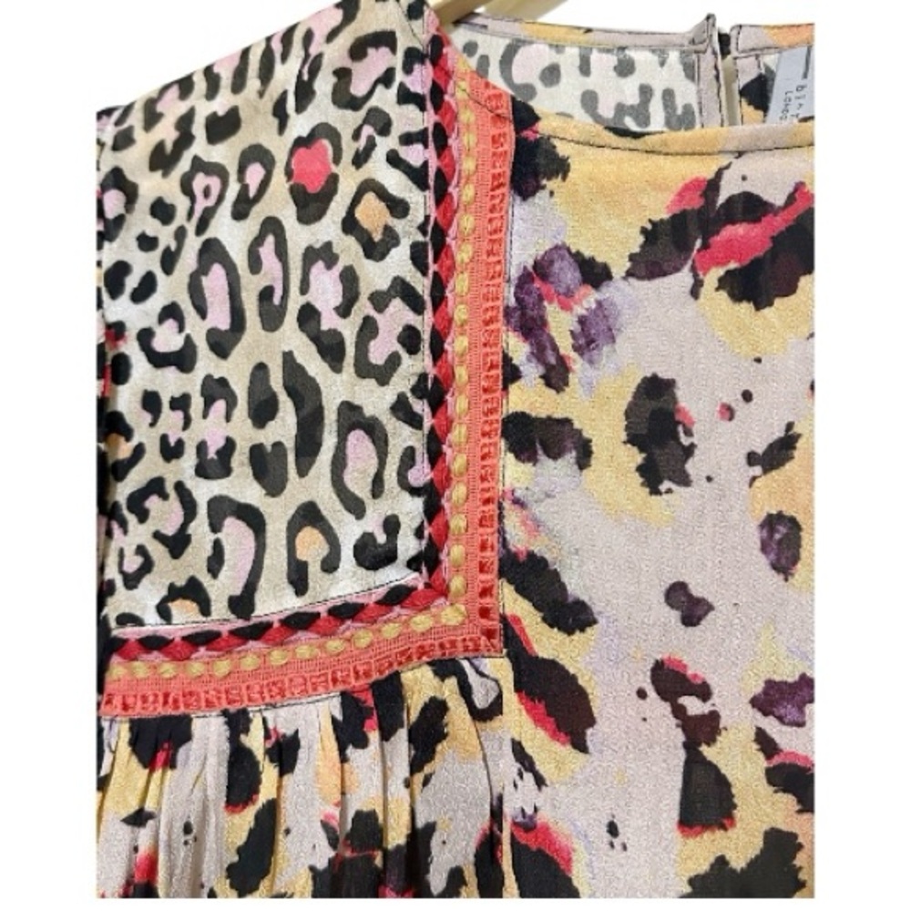 Stylish Multicolor Leopard Print Blouse - image 3